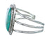 Sterling Silver Turquoise Navajo Cuff Bracelet JX130330